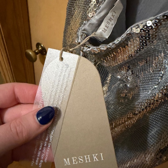 Meshki Silver Sequin Dress - Picture 9 of 9